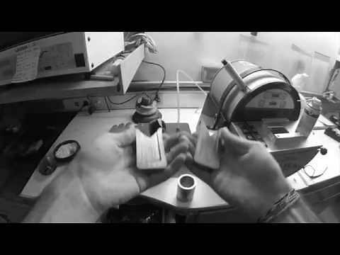 KC-Kokille - 2. Das Schmelzen und Gießen von Silber, sowie die Herstellung eines Silberblechs.