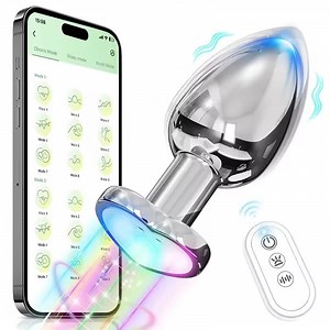 [Hot Item] Anal Butt Plug Vibrator Wireless Remote Control Thrusting Prostate Massager for Woman and Man Pleasure