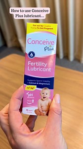 28 reactions · 6 comments | Gebruik Conceive Plus Fertility Glijmiddel net als een gewoon glijmiddel, we raden aan zowel de voorgevulde applicators als de tube te gebruiken als je probeert zwanger te worden!  https://conceive.plus/3QqLJ05 #howto #ttc #conceiveplus #fertilitylubricant | Conceive Plus | Facebook