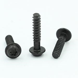[Hot Item] Hexagon Socket Round Pan Head Screw Black Zinc Plated Self Tapping Screw