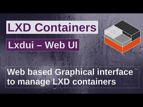 Lxdui | A Web based GUI tool to interact with your LXD instance