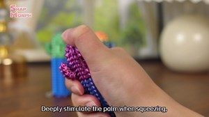 Little Ouchies Cactus Fidget Toy - Pain Stim Toy with Spinning for Anxiety Relief, Spiky Sensory Fidget Toys for Adults Teens, Stress Relief Novelty Gifts,1PCS Purple