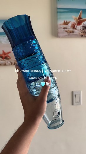Mermaid things for all the beachy vibes in my coastal kitchen and home, thanks for the gifts emy! 🐚💙🌊 #mermaid #mermaids #beach #beachy #beachgirl #beachday #beachlife #underwater #mermaidtiktok #coastal