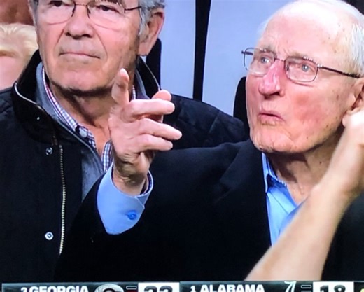 This former Augusta National chairman got serious screen time at the National Championship for an obvious reason