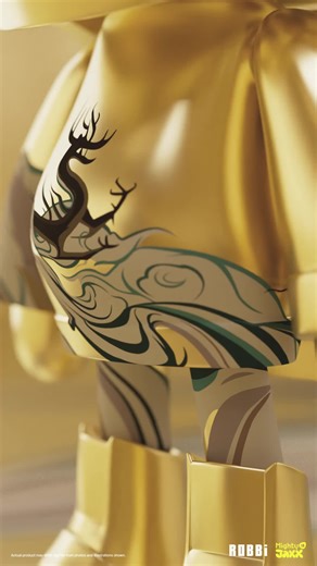 ROBBi’s latest creation takes flight with a regal Gold Dragon theme - this is ROBBi (Golden Dragon)! 🐉✨ A Mighty Jaxx exclusive, available for pre-order this weekend! 👀 24hrs VIP Access begins this Friday, 19 Jan 9AM ET. | Mighty Jaxx