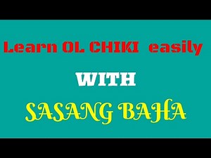 santali language ol chiki script with pronunciatio