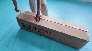 Inflatable Wrestling Mat 10FT×10FT×4IN for Home, PVC Air Cushion Wrestling Mats for Kids & Family, BJJ Mats for Home Training, Jiu Jitsu, MMA, Martial Arts, Grappling and Judo, Indoor & Outdoor