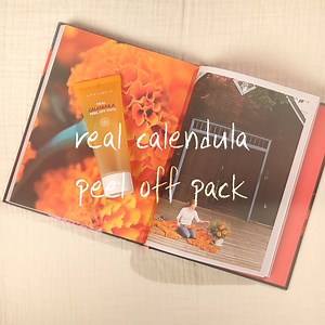 Our Real Calendula Peel Off Pack nourishes skin conditioning to keep skin healthy and soothes sensitive skin! #aprilskin #everydayspring #aprilspring #skincare #에이프릴스킨 | Aprilskin Singapore