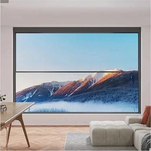 [Hot Item] Baiyiyuan Lift Window Wind Proof Windows Intelligent Electric Rise Anti-Typhoon Glass Terrace Balcony Insulated Lift Vertical Sliding Window