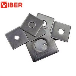 [Hot Item] Square Plate Washer, 304 Stainless Steel Heavy Duty Square Washers, Round Hole Rectangular Washer for Bolts/Nuts