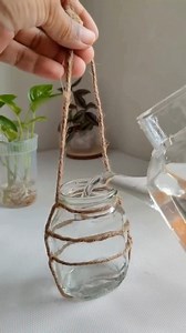 Handing Planter For Your Pothos DIY 😍 #pothos #ApartmentPlants #indoorplants | Green Thumbs Up