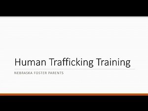 Preventing Human Trafficking for Foster Parents