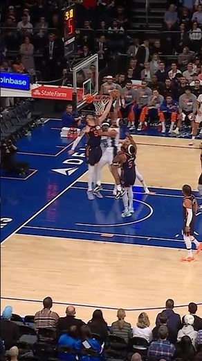 Isaiah said NO 🙅‍♂️ #knicks #shorts #block #denied #rejection