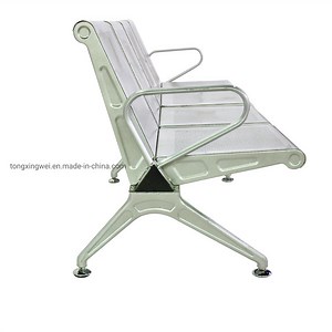 [Hot Item] Airport Reception Waiting Room Bench 4- Seat Salon Guest Chairs