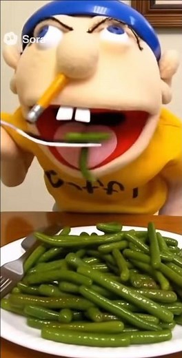 Jeffy eats green beens🤮 #ai