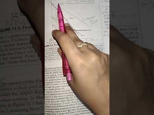 Cournot Model | Simple Model of Duopoly