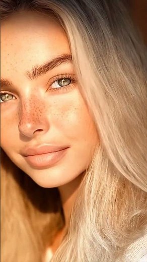Gorgeous Freckled Beauty in Natural Light #beauty #fashion #freckles