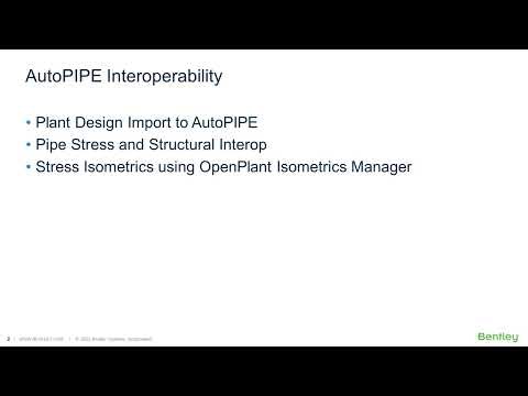 AutoPIPE Interop Overview