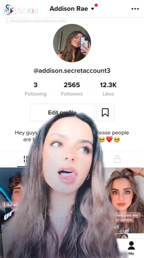 Addison Rae on TikTok