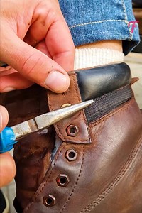 9.8K views · 19 reactions | Incredible craftsmanship revives shoes within minutes | Tips & Tricks | Facebook