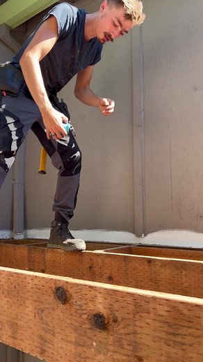 Construction life #contractor #handyman #chalk #chalkline #construction #frame #deck | Eduardo Lopez