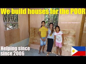 The House that we are Building for These Filipina Siblings is Almost Done. Helping in Philippines