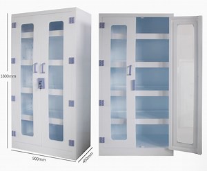 [Hot Item] PP Polypropylene Reagent Safety Storage Cabinet with Adjustable Positioning Layer Board Shelf