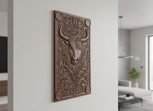 Taurus 3D STL File for CNC - Zodiac - Highly Detailed Large File Size - Etsy Canada