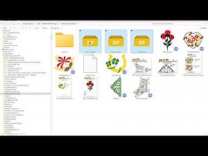 How to unzip files with Pea Zip and Organize your Embroidery Files