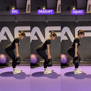 Here are the differences between a RDL, squat and deadlift!例✨ RDL...