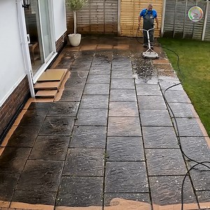 DEEP Cleaning a Sandstone Patio | Mr. Jet Washing