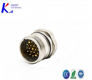 [Hot Item] Osisense Xcc Encoder Connector M23 16-Pin Male Straight Connector