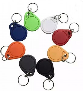 [Hot Item] ABS 125kHz T5577 RFID Key Tag Fobs Customize OEM Color Print Logo 125kHz Proximity ID Card Chip RFID Tag Key Fob 13.56MHz Keyfobs Access Control RFID Keychain