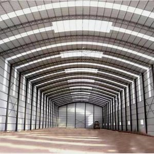 [Hot Item] Industrial Prefabricated Long-Span Metal Steel Portal Workshop Warehouse Building