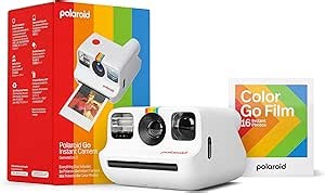 Polaroid Go Generation 2 - Mini Instant Camera + Film Bundle (16 Photos Included) - White (6282)