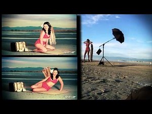 Beach Pinups: A Strobist Tutorial