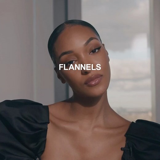Jourdan Dunn on Instagram: "Introducing my night in with @flannelswoman, here’s a lil inspo for how to get glammed up ,chef up a storm and celebrate in style at home 🏠 🥂🖤 #FLANNELS #FLANNELSwoman"