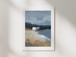 Abstract Beach Coastal Print | Swedish Oil Painting | Impressionist Art | Mid Century Art Poster - Etsy UK
