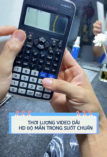 Hướng dẫn độ màn hình trong suốt cho máy tính Casio