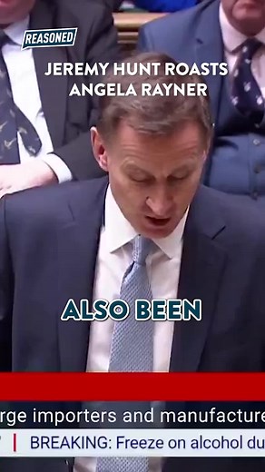 Jeremy Hunt ROASTS Angela Rayner during the Spring Budget for her council home fiasco 🔥 #ukpolitics #politics | Reasoned