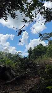 230 Squadron are hard at work in the jungle, providing constant MEDEVAC standby and flying tasking to move troops and all equipment into the deep jungle. They have been supported by Tactical Supply Wing (TSW) and crews from 28 & 33 Squadron making use of all the #pumahelicopter capabilities. | RAF Benson