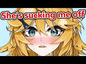 SHE'S SUCKING ME OFF RIGHT NOW!