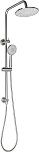 Retrofit Shower Systems with 3 Function Handheld Shower,Bathroom Retrofit Shower Fixtures,Brushed Nickel,J350-BN