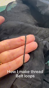 6.5K views · 54 reactions | How I make thread belt loops 淋瑱✂️ #proalterations #alterations #tailor #tailoring #costura #viral | PRO Alterations | Facebook