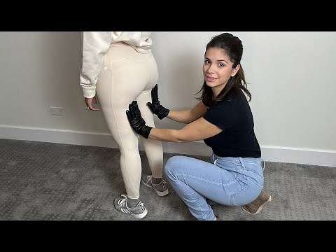 ASMR Real Person Fast TSA Pat Down Full Body Search with ‪@ivybasmr‬