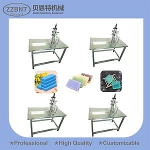 [Hot Item] Zzbnt Automatic Small Mini Toilet Soap Stamping Cutting Laundry Bar Soap Making Machine Price