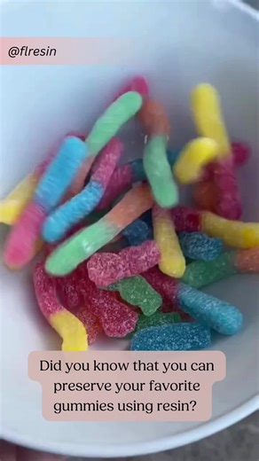 1.6K views · 12 reactions |  Satisfy your sweet tooth with @flresin! Did you know you can preserve gummies in resin, turning treats into a delightful work of art? #ResinArt #GummyMagic #SweetMemories #ResinPreservation #PromisEpoxy | Promise Epoxy | Facebook