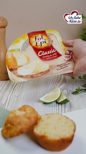 Frühstück für wahre Gourmets und Cheeselover 😍: Frühstücks-Muffin mit Fol Epi! 🧀💛 #IchLiebeKäse #käse #cheeselove #muffin #breakfast | Ich liebe Käse