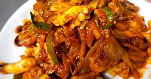 How about osam bulgogi chewy cuttlefish and pork belly for dinne