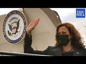 Kamala Harris Departs Joint Base Andrews For Paris, France